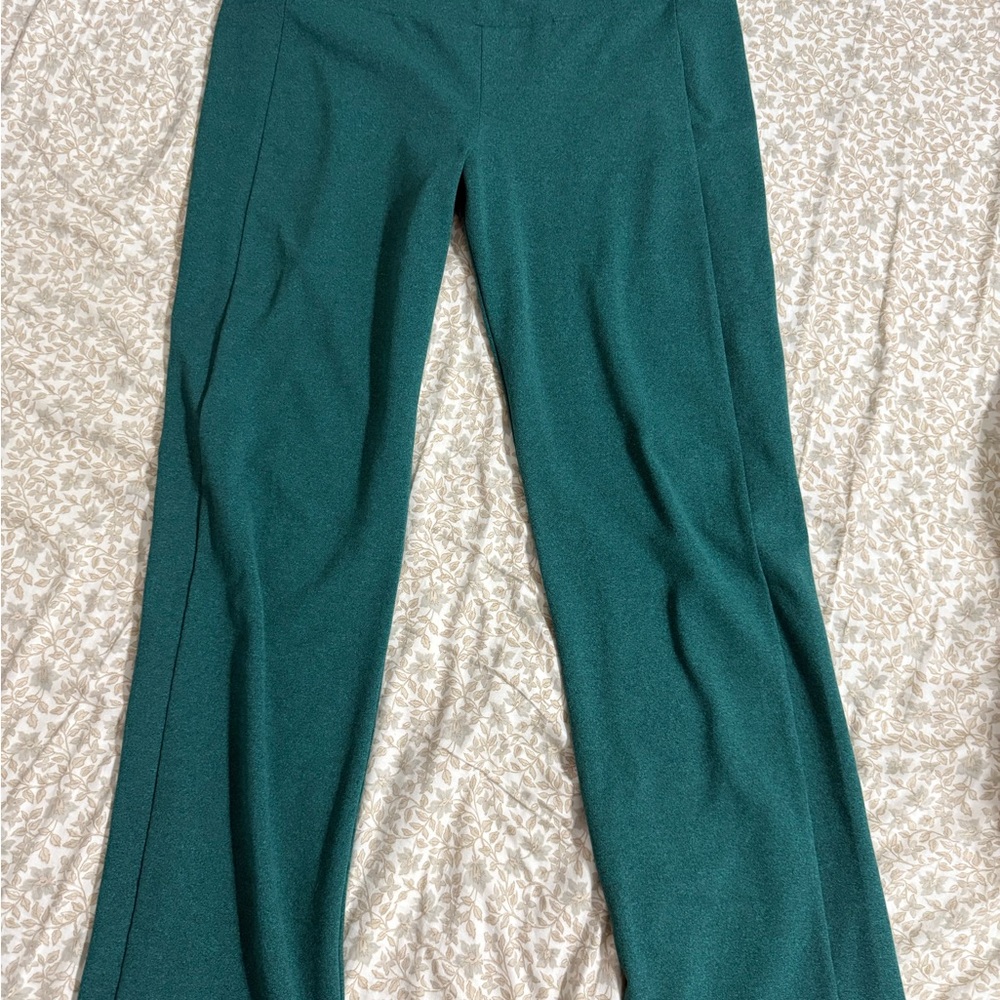Teal Green Petite Beta Brand Pants